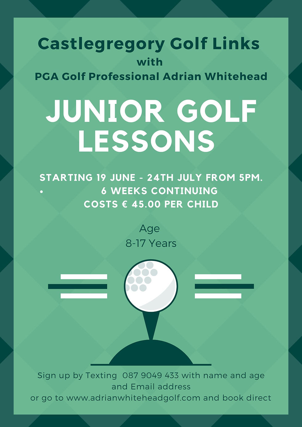 Junior Golf, Castlegregory - 2025