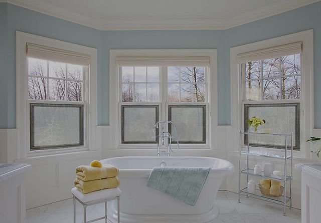 After using a window cover in your bathroom