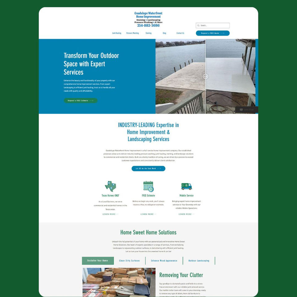 Guadalupe Waterfront Home Improvement