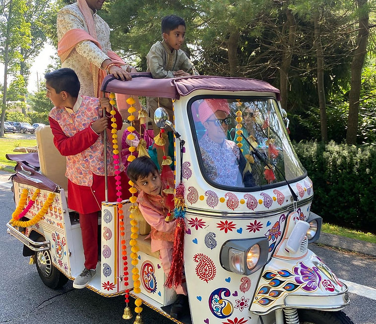Rickshaw wedding | Honestweddingadvice.com