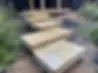 Custom Platform Stairs in West Michigan designed by Lake Effect Garden & Design.