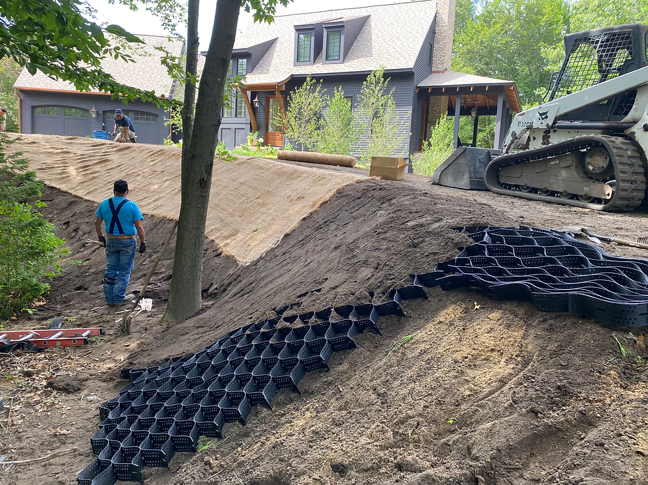 Stabilize Your Michigan Hillside with Lake Effect Garden's Expert