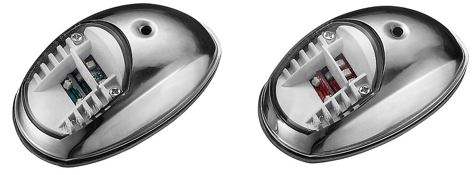 SIDE NAVIGATION LIGHTS LED - INOX