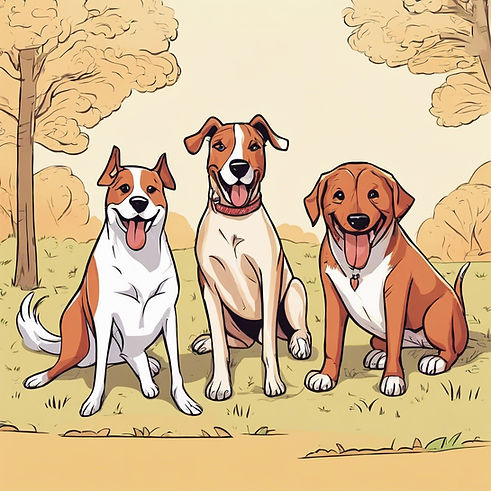 3 dogs