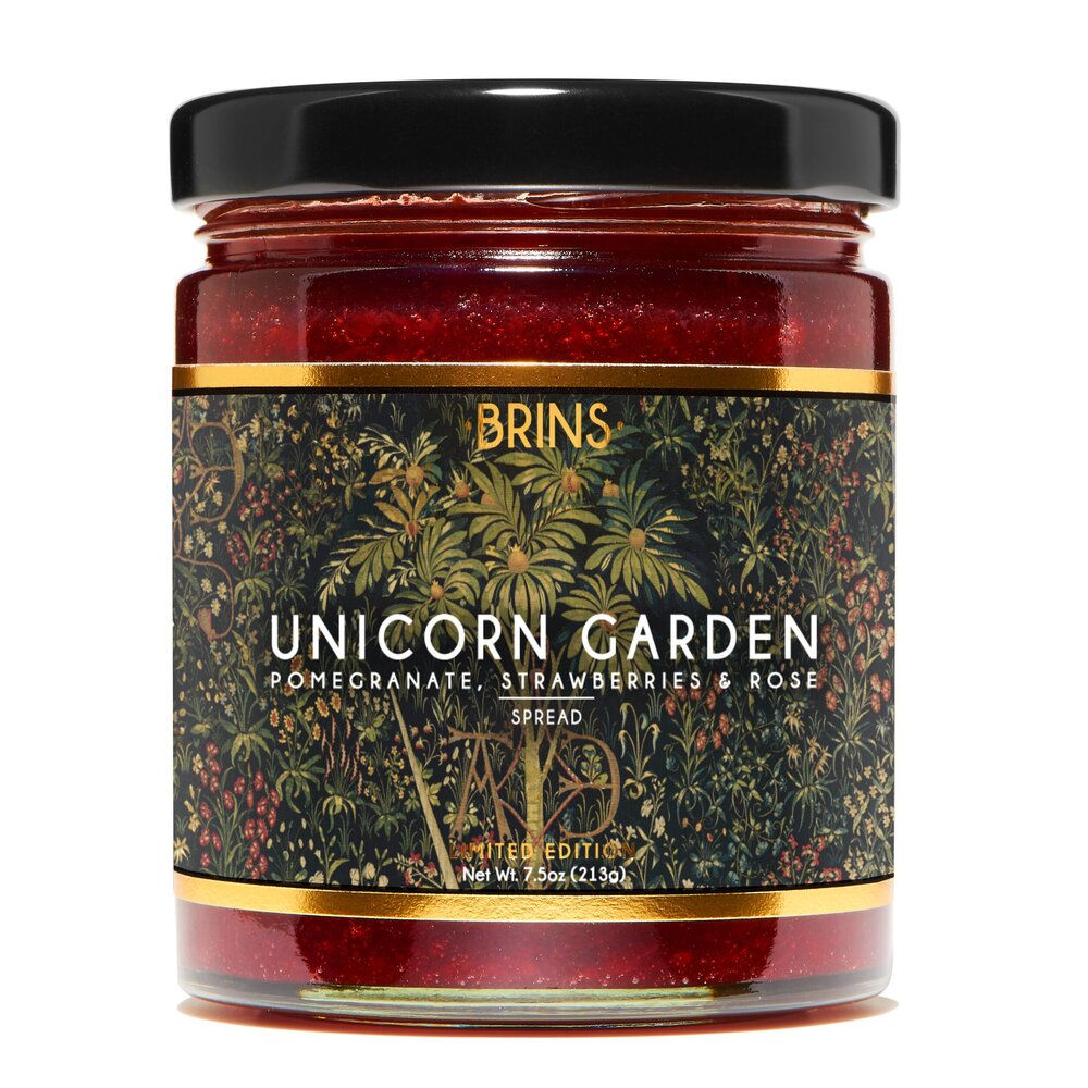 Unicorn Garden Pomegranate,Strawberries & Rose Spread