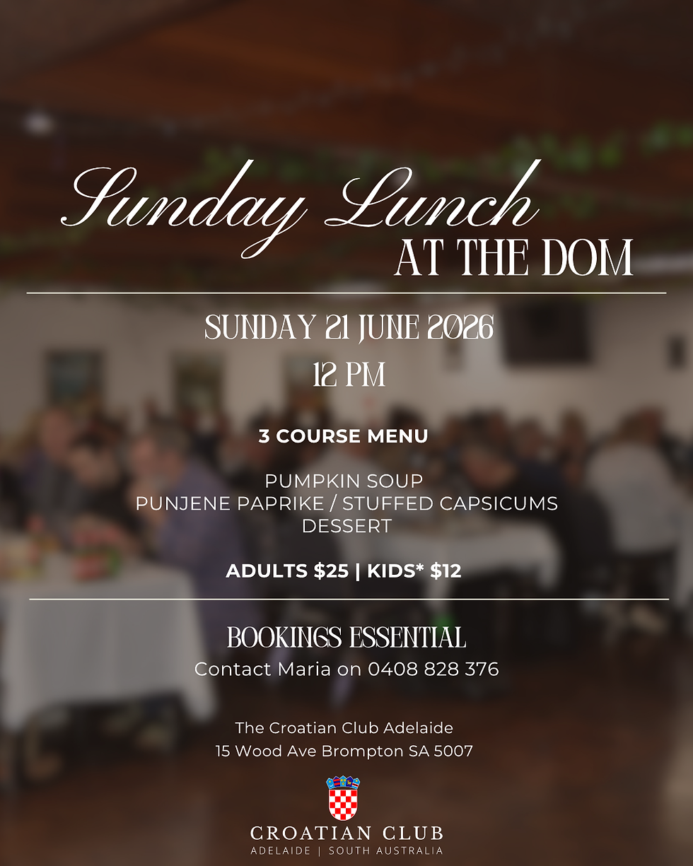 Monthly Sunday Lunch