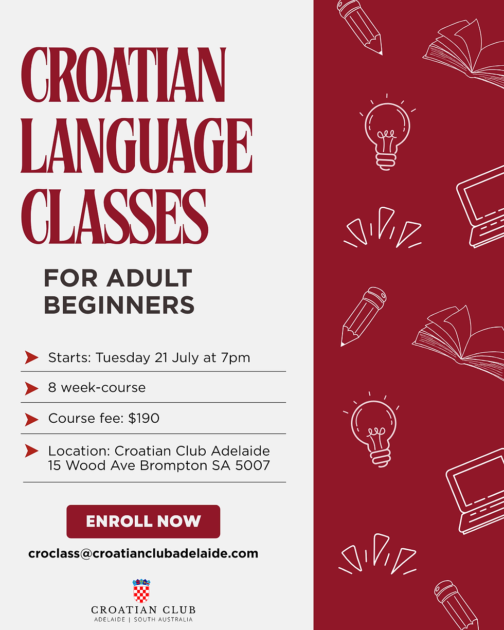 Croatian Beginners Language Course