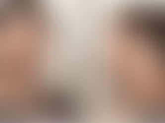 A vintage color police mugshot (booking photograph) of serial killer Edmund Kemper, split into two frames. On the left, a frontal view shows Kemper with large, round wire-rimmed glasses, a thick dark mustache, and dark hair with bangs, looking directly at the camera with a neutral expression. A chain is visible around his neck holding a slate at the bottom that reads '4 28 73' and the number '29026'. On the right frame, a profile view shows him facing right, highlighting the thickness of his glasses and his mustache against a plain, light-colored wall.