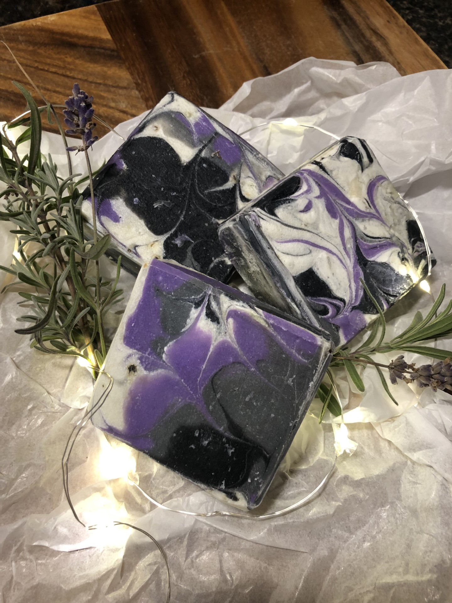 Lavender Tallow Soap w/charcoal