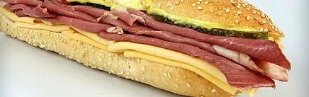 Pão de Metro Pastrami