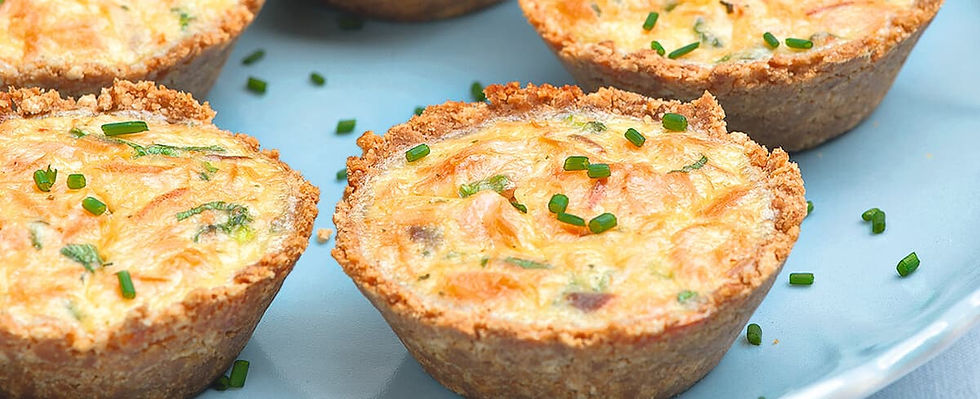 Mini Quiche de Frango
