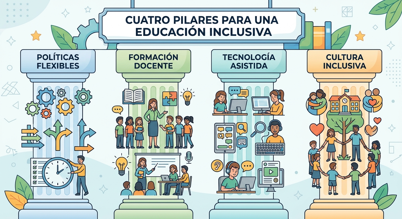El futuro de la educación inclusiva: tendencias, investigación y razones para el optimismo - ilustración