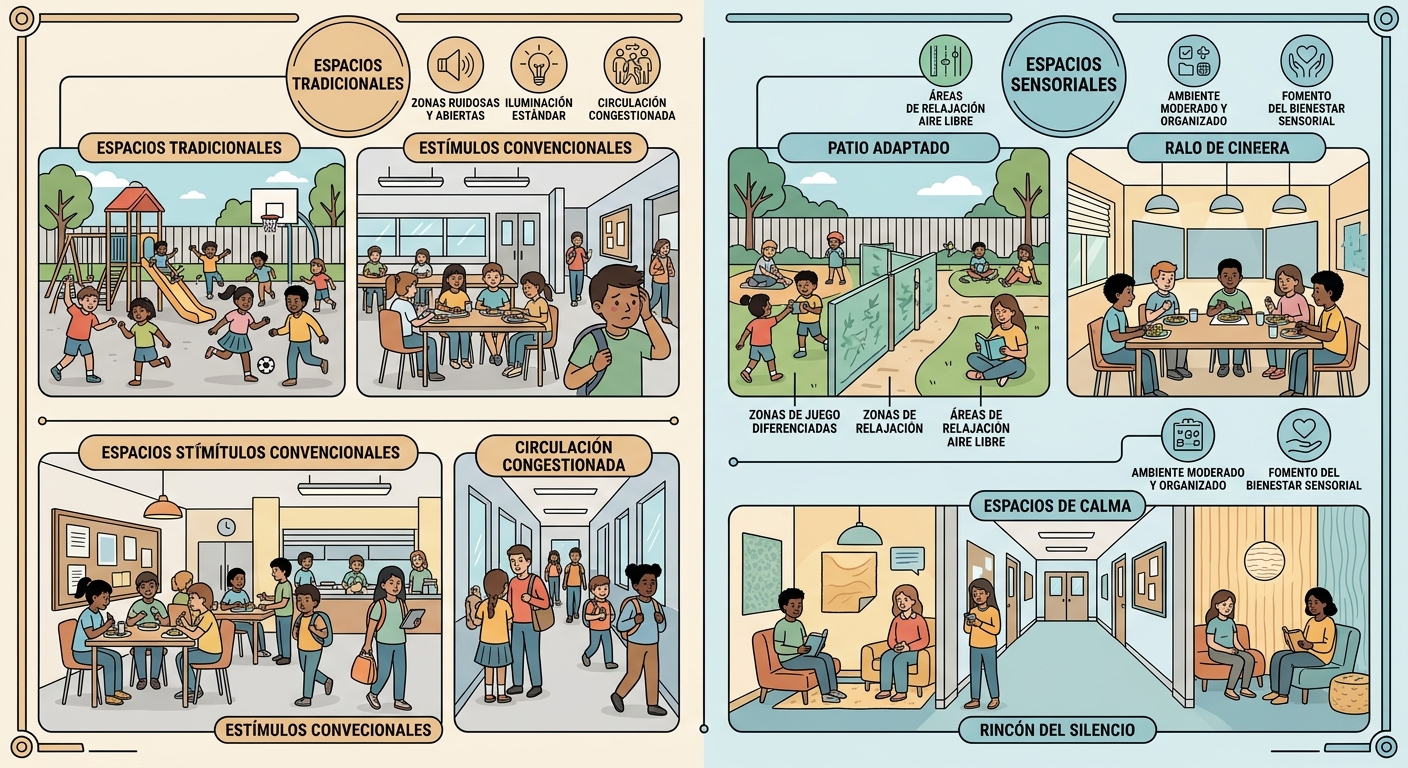 Cómo Crear una Cultura Sensorial en Todo el Centro Educativo | Parte 3 - ilustración