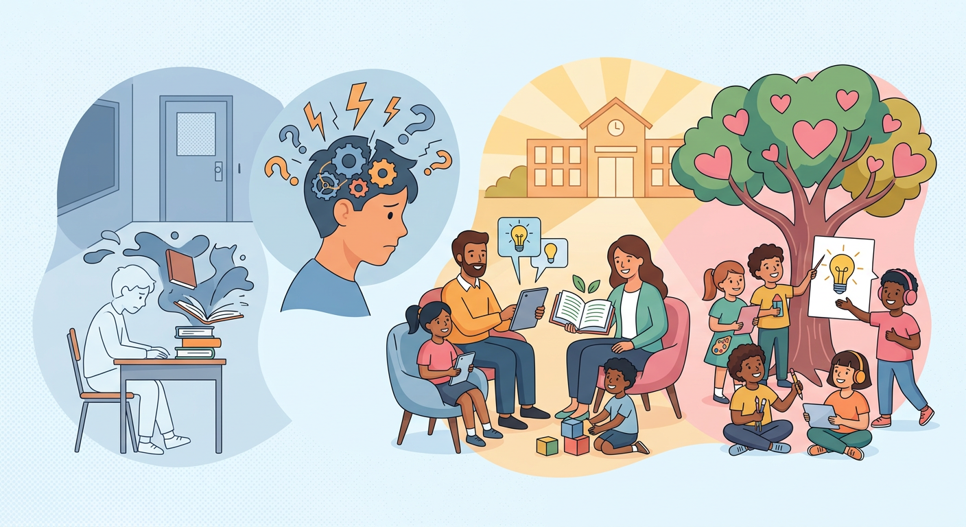 El Coste Invisible de una Escuela No Preparada para la Neurodiversidad: Impacto en Alumnos y Familias