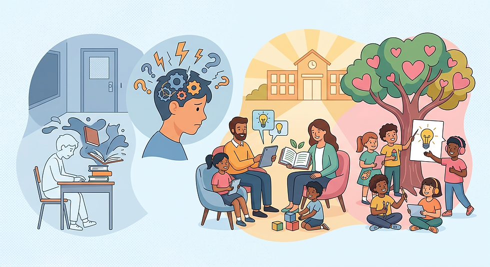El Coste Invisible de una Escuela No Preparada para la Neurodiversidad: Impacto en Alumnos y Familias