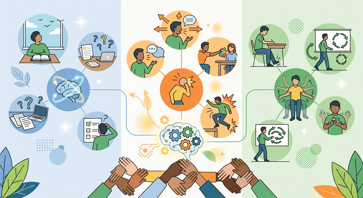 TDAH en el Aula: Guía Esencial para Docentes (Neurociencia y Experiencia Real) - ilustración