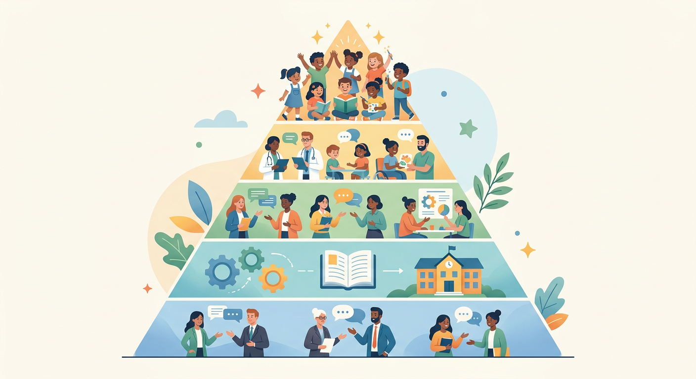 Inclusión educativa: por qué no puede depender de un solo profesor - ilustración