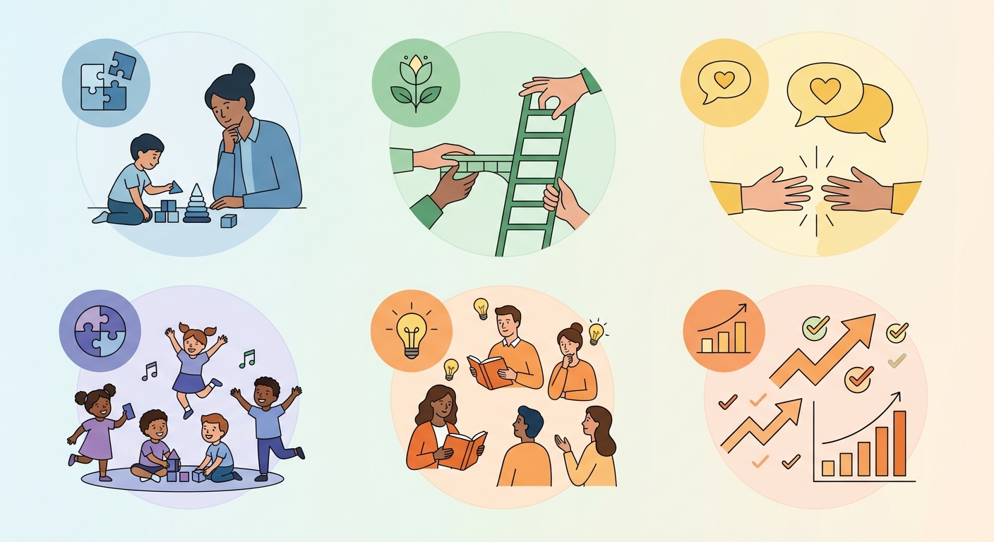 Preguntas Esenciales: Reúnete con la Escuela y Asegura el Apoyo a la Neurodiversidad de tu Hijo - ilustración