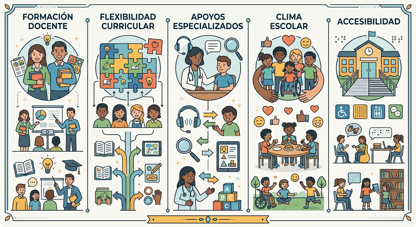 Cómo elegir escuela para niños neurodivergentes: Guía práctica para familias - ilustración