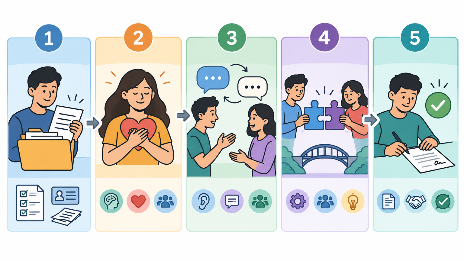 Reunión escuela-familia: guía práctica para crear una alianza real y efectiva - ilustración