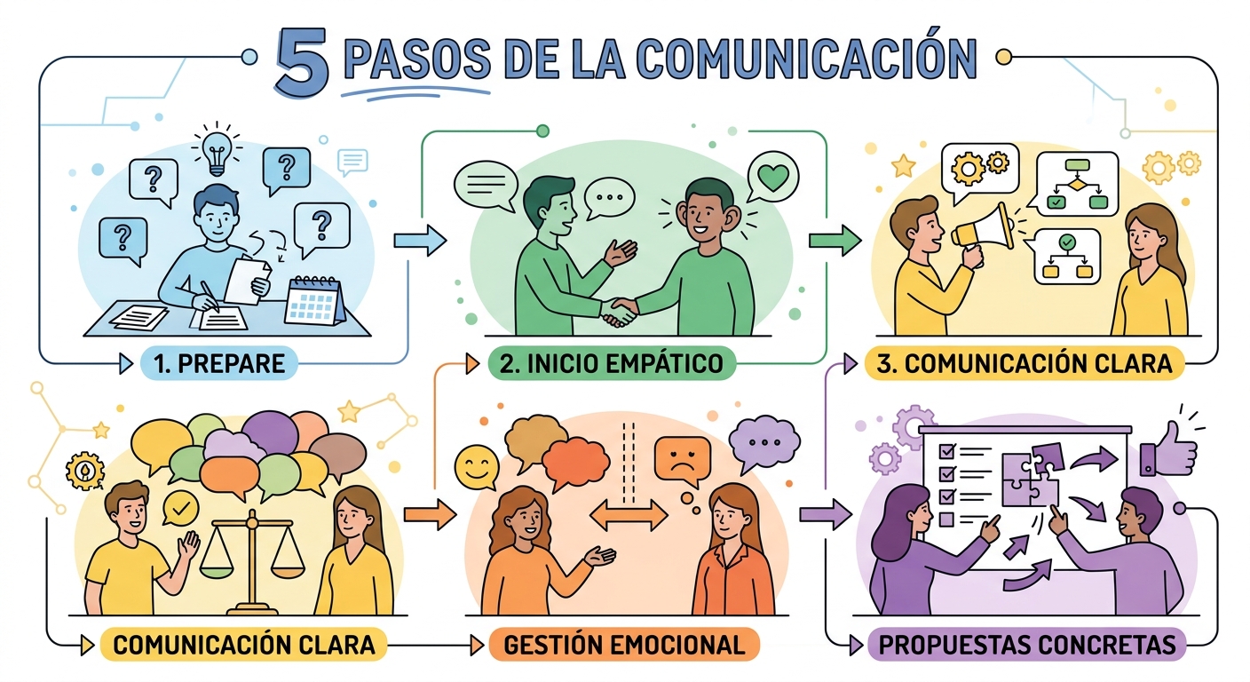 Cómo hablar con las familias de un alumno neurodivergente: guía para tutores paso a paso - ilustración