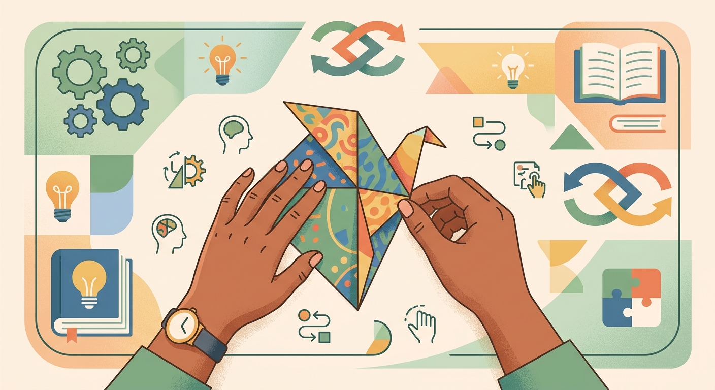 Origami en el Aula: Historias Reales de Docentes y Alumnos Neurodivergentes (Parte 3) - ilustración
