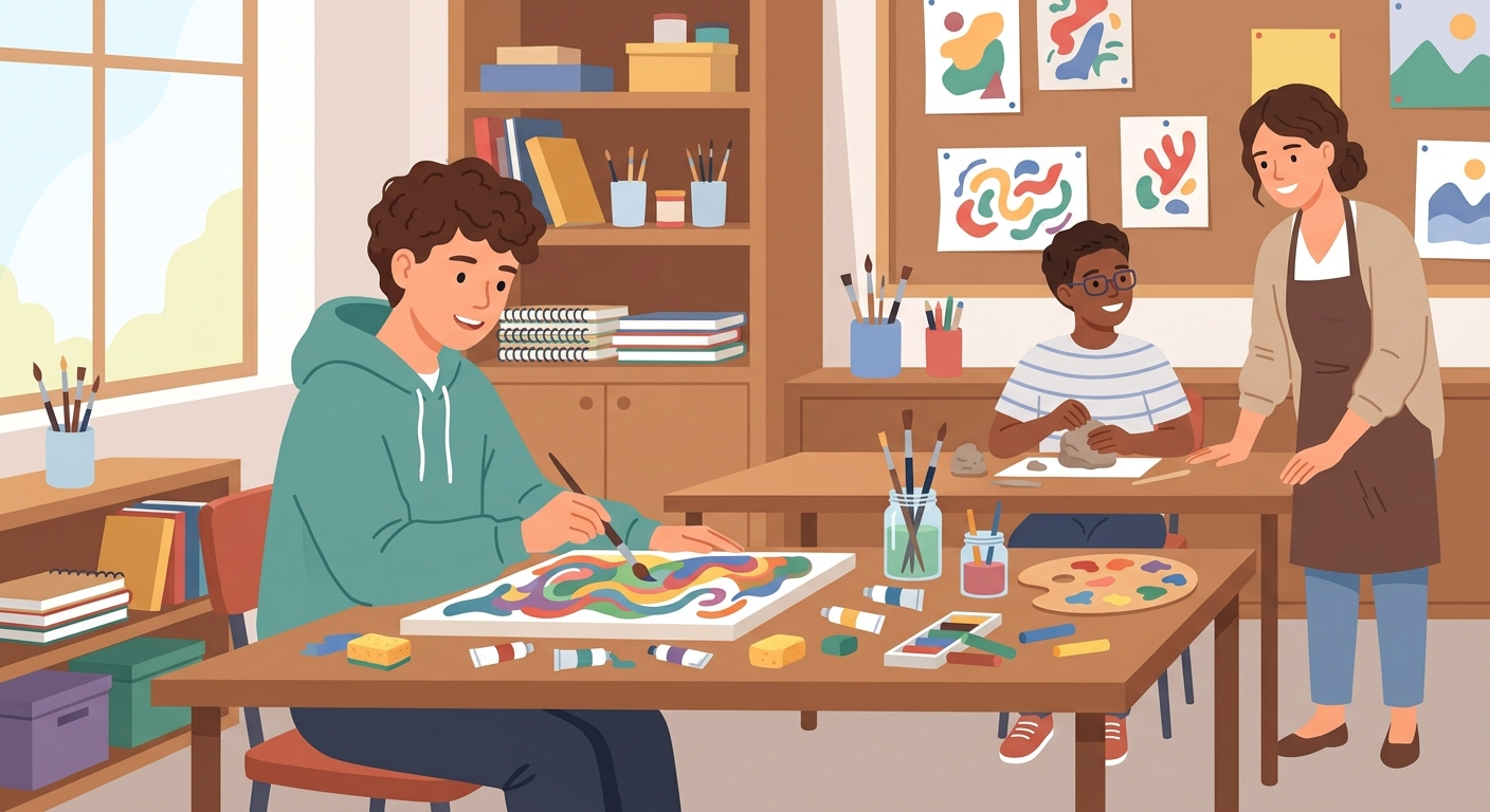 Arteterapia y neurodiversidad: mucho más que hacer manualidades en educación inclusiva