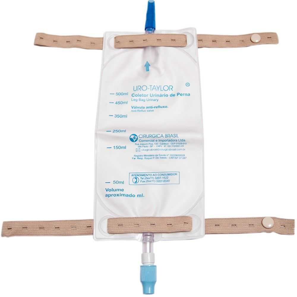 Coletor de Urina de Perna com Extensão