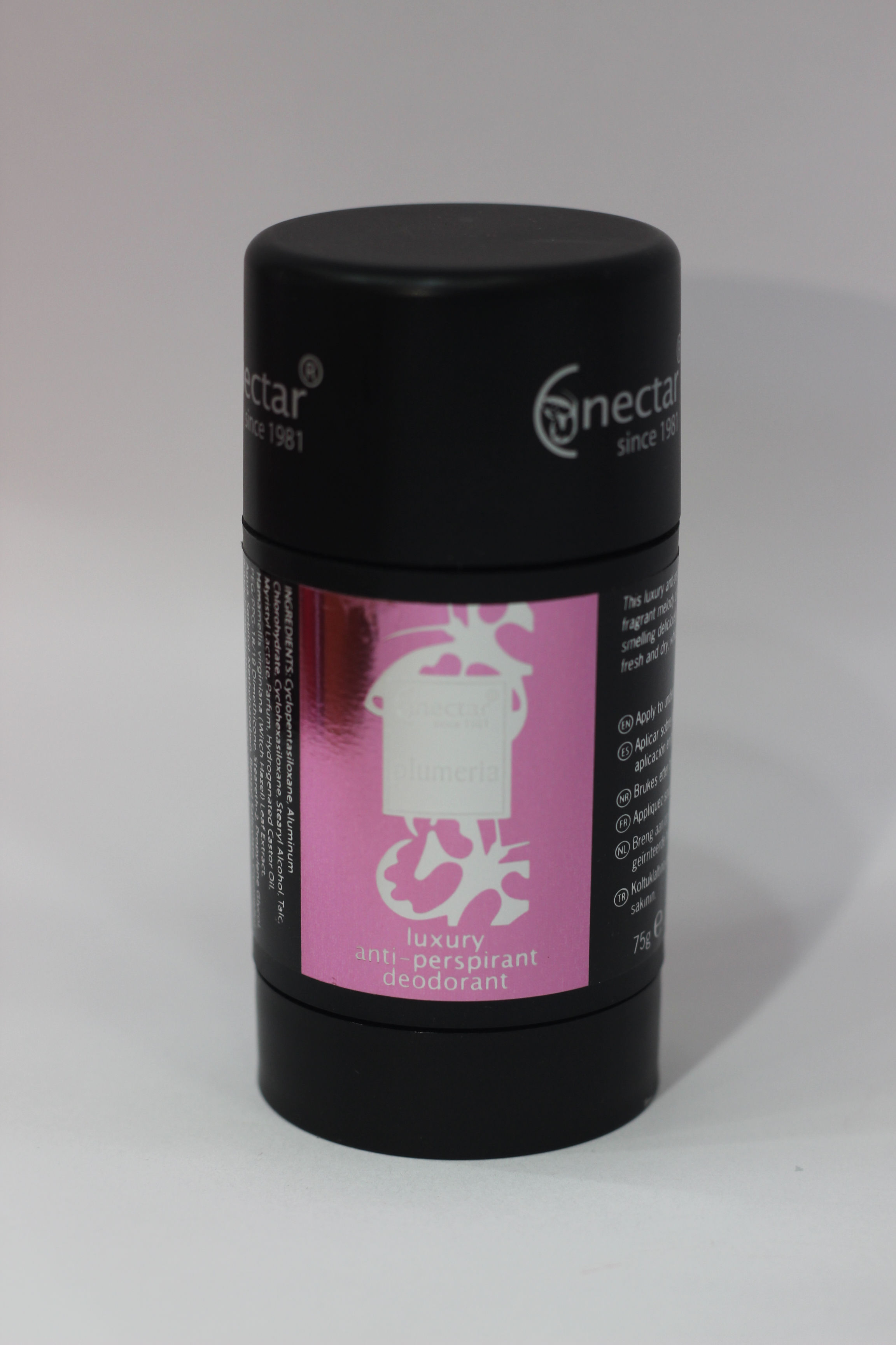 ستيك مزيل رائحة العرق بلوميريا 75 جرام من نكتار Antiperspirant Deodorant Stick