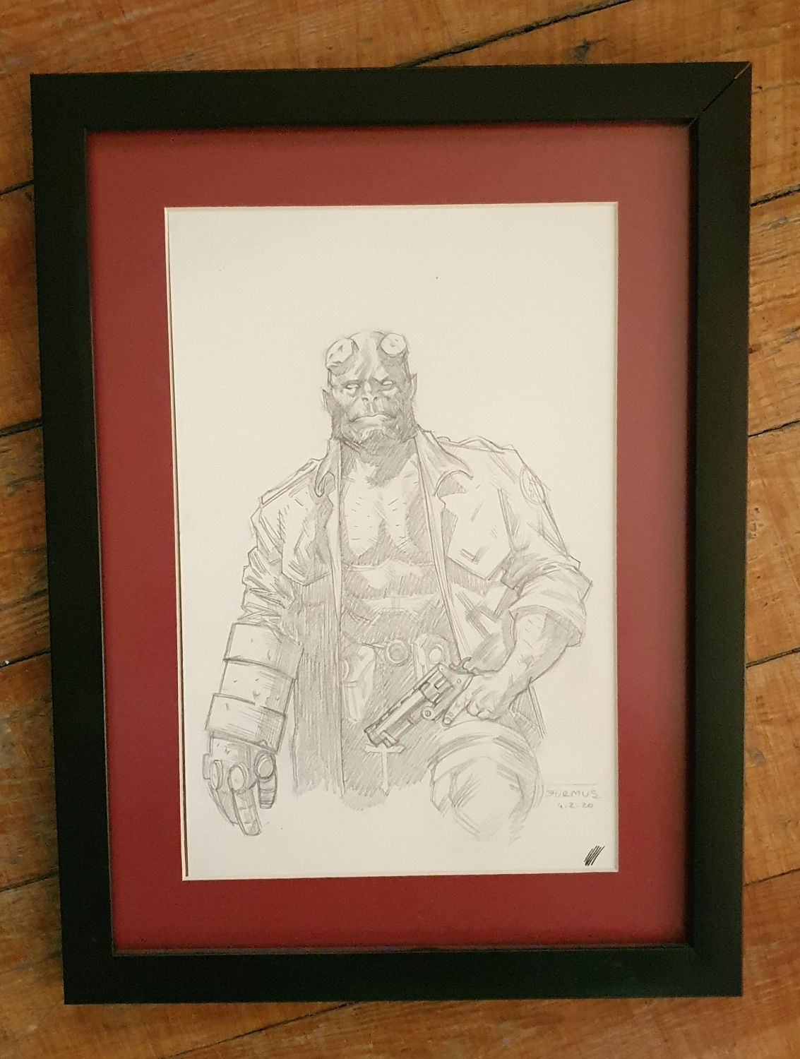 Erdal Durmuş - Hellboy (Çerçeveli)