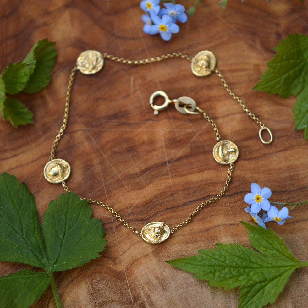 Thumbnail: 18ct Gold Cottage Garden Bracelet