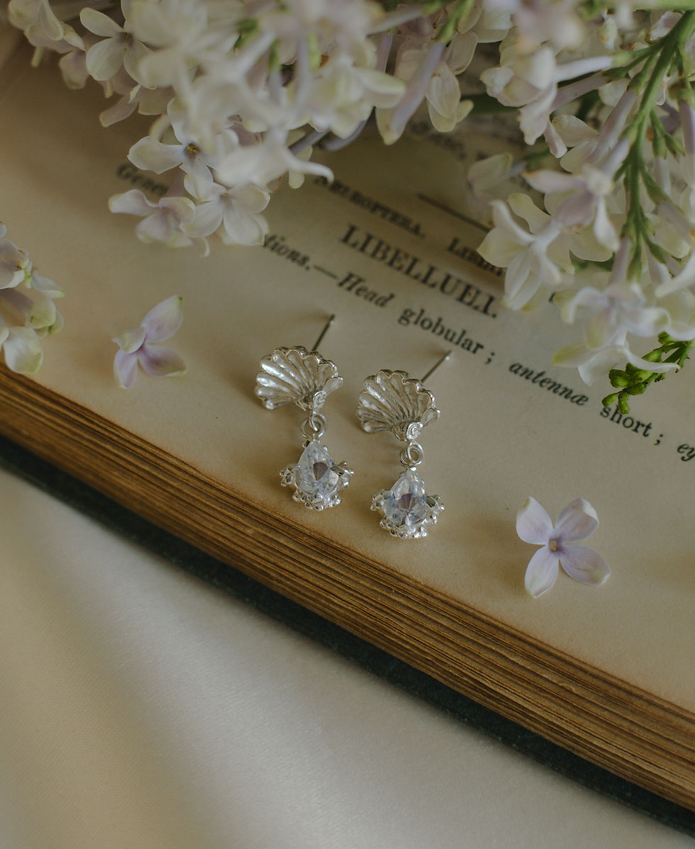 Thumbnail: Sunken Treasure and Moonstone Earrings