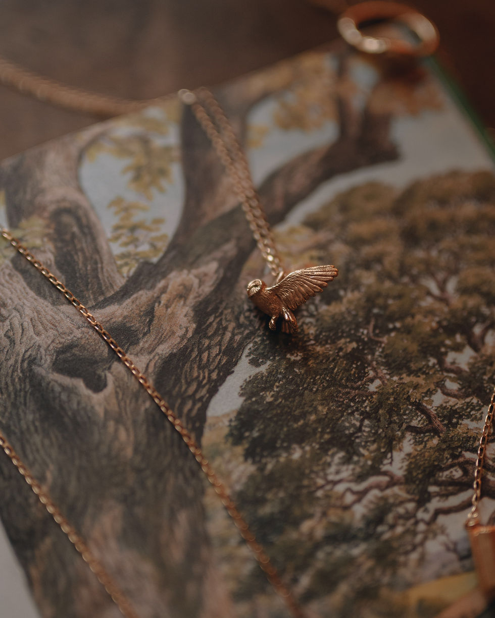 Thumbnail: Flying Owl Pendant