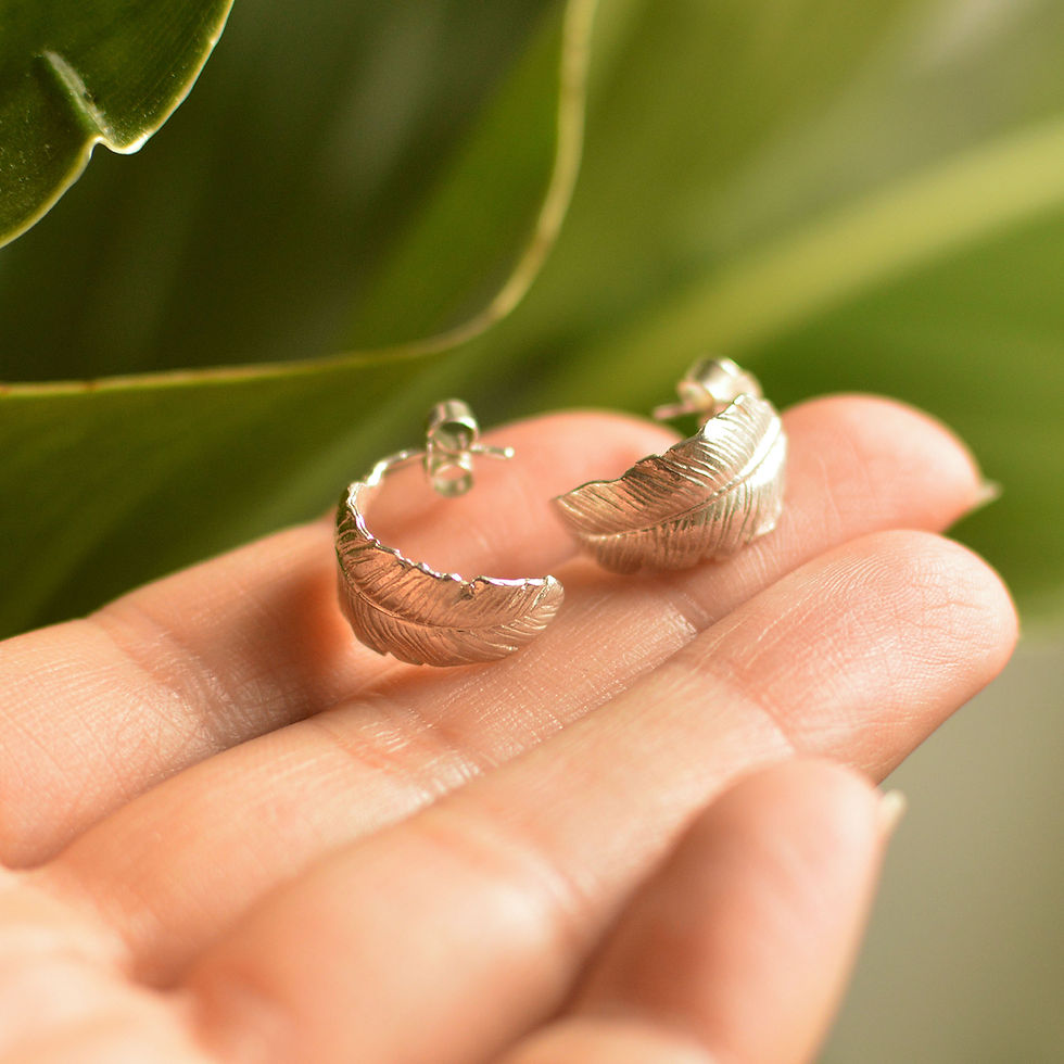 Thumbnail: Banana Leaf Earrings