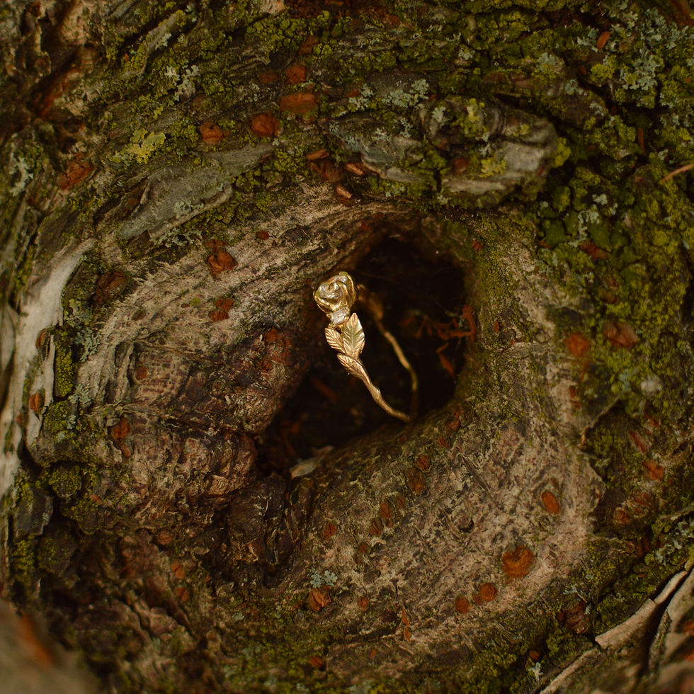 Thumbnail: 18ct Gold Woodland Diamond Ring