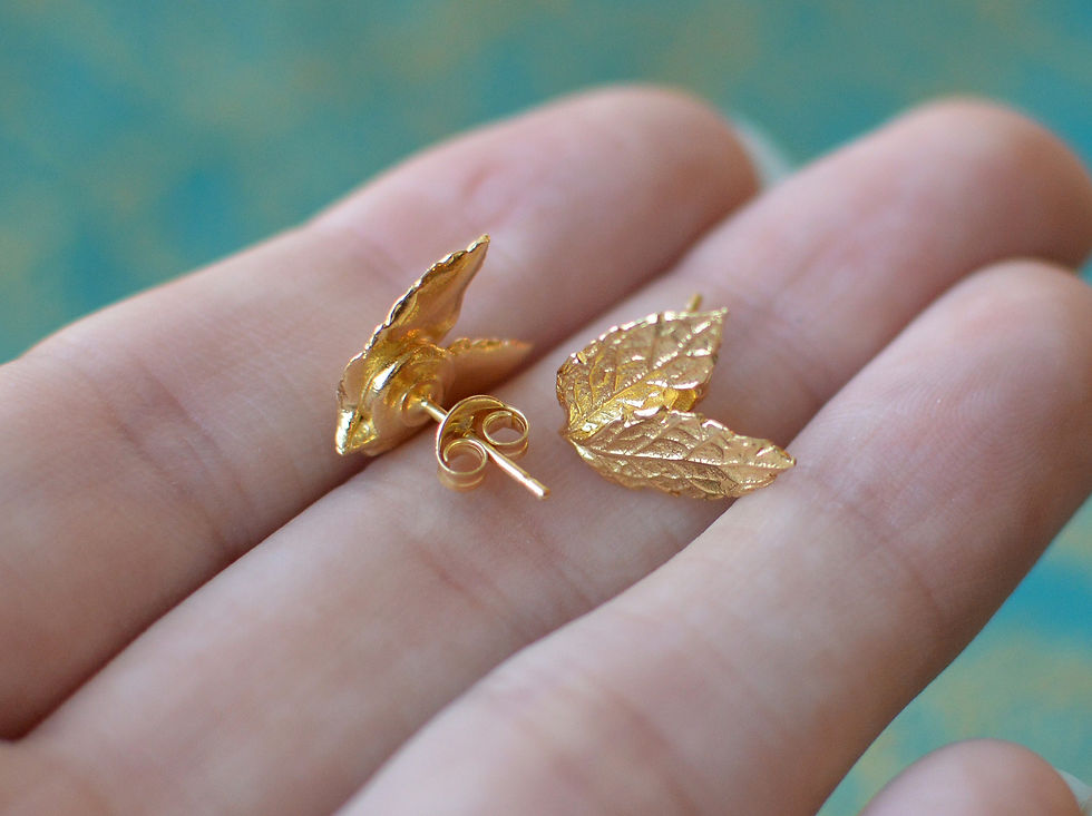 Thumbnail: Mint Leaf Earrings