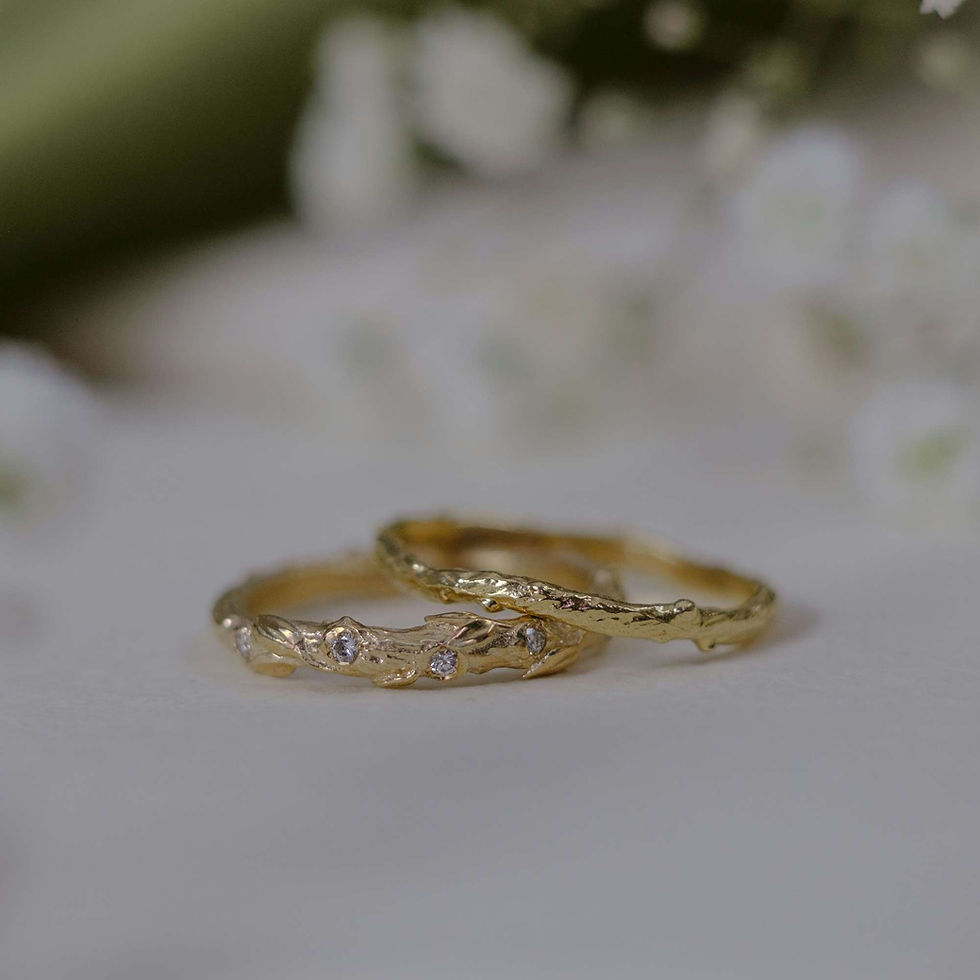 Thumbnail: Solid Gold Dryad Ring