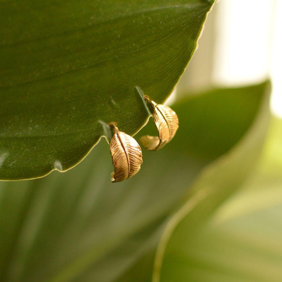 Thumbnail: Banana Leaf Earrings