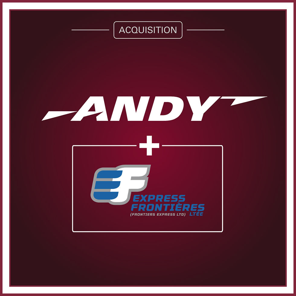 ANDY acquiert la majorité des actifs de Transport Express Frontières 