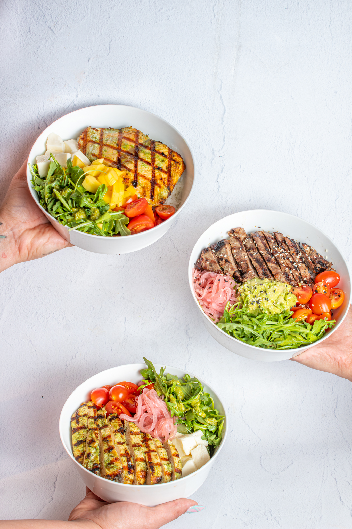 Arranged Food and Objects