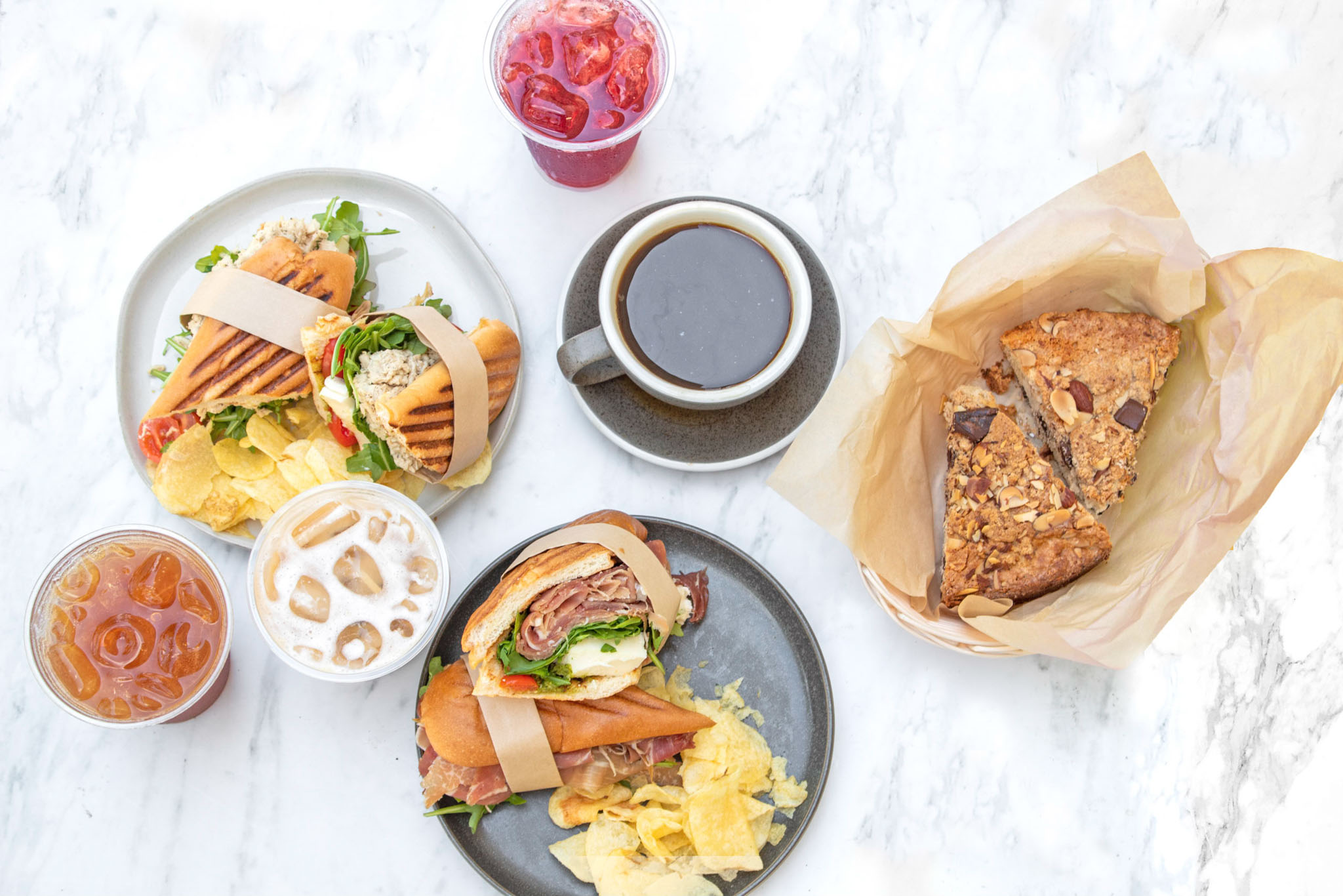 Arranged Food and Objects