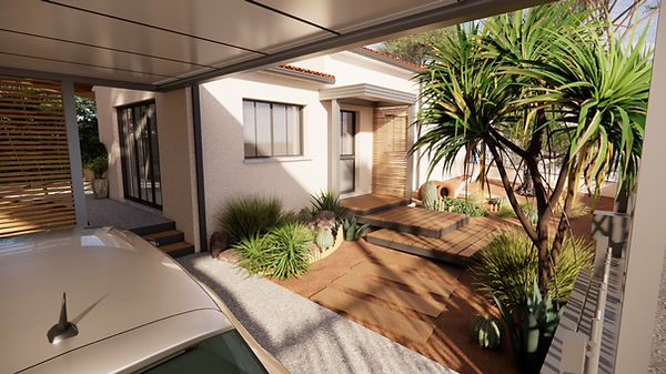 illustration 3D allée