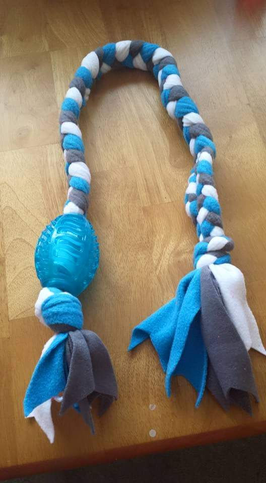 Extra Long Plaited Ball Tug