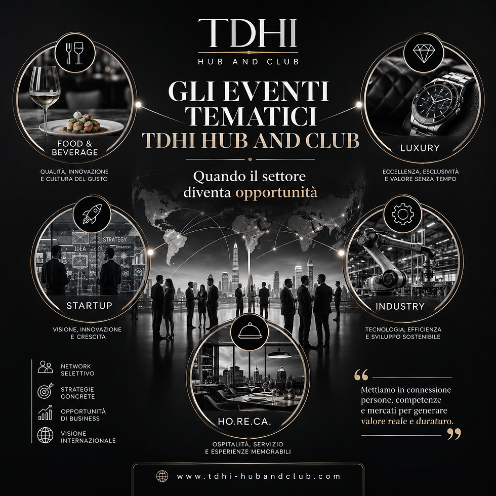 Gli eventi tematici TDHI HUB AND CLUB: quando il settore diventa opportunità