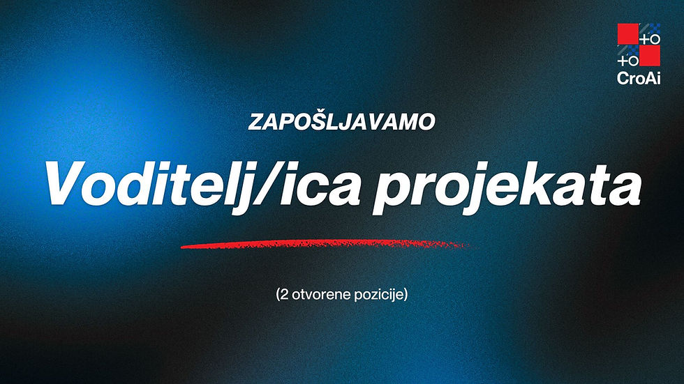 Zapošljavamo dvoje Voditelja/ice EU projekata