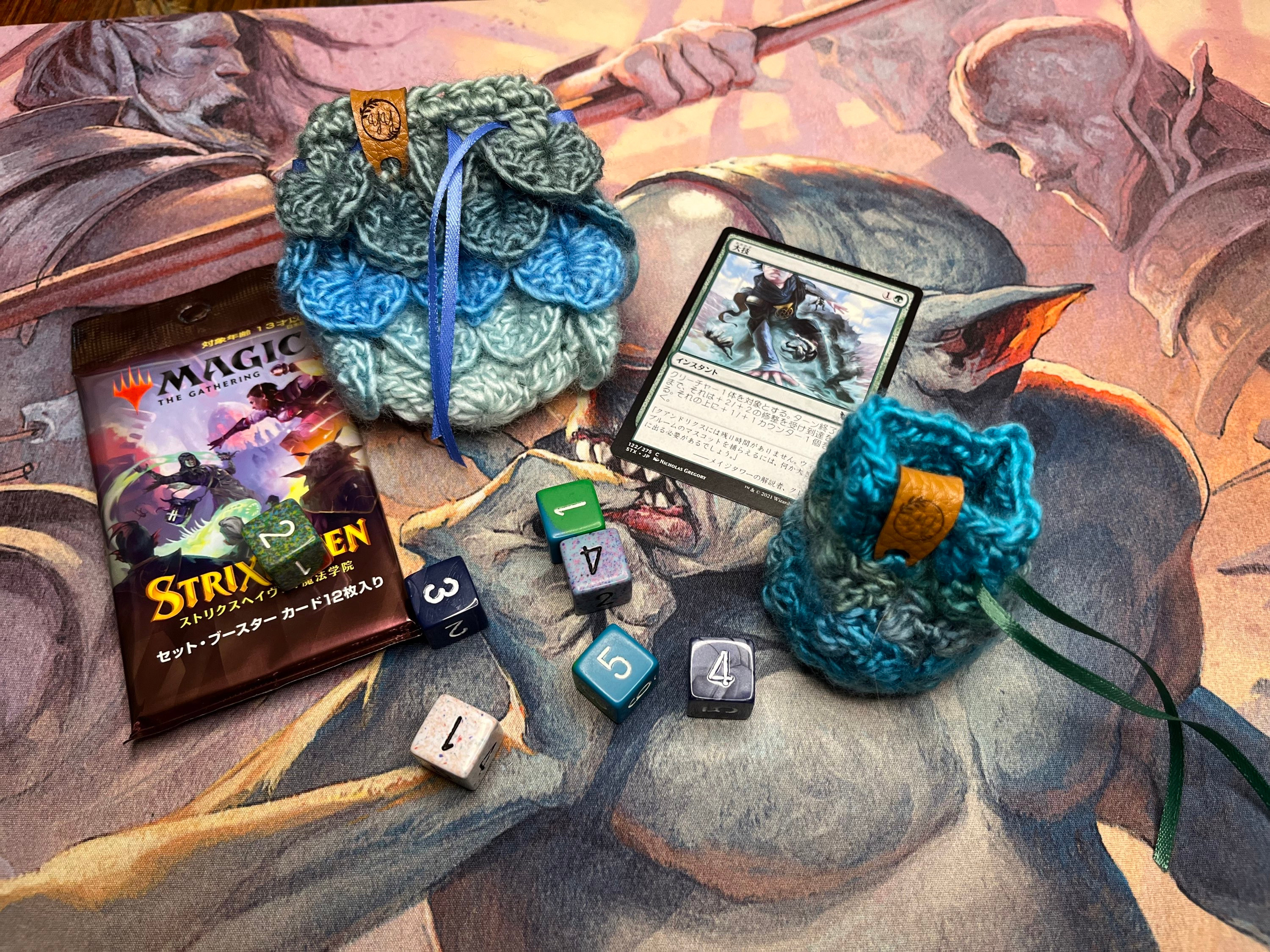 Dragon Egg Dice Bags