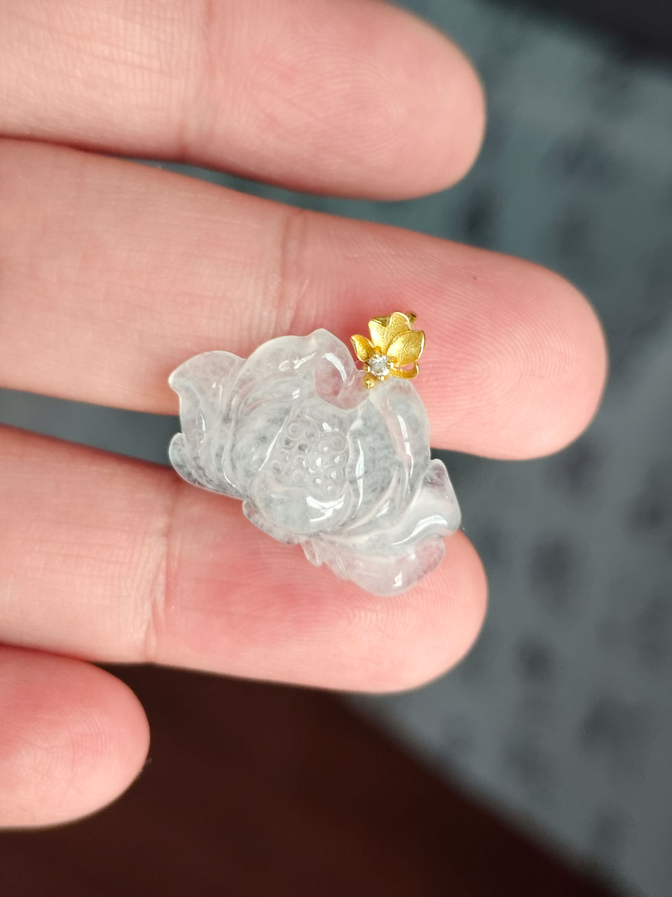 Thumbnail: 【新货-FB2457】18K莲花吊坠