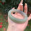 Thumbnail: 【新货】56.1圈和田籽料藕粉三色水草沁平安镯  Hetian Jade Bangle Size 56.1