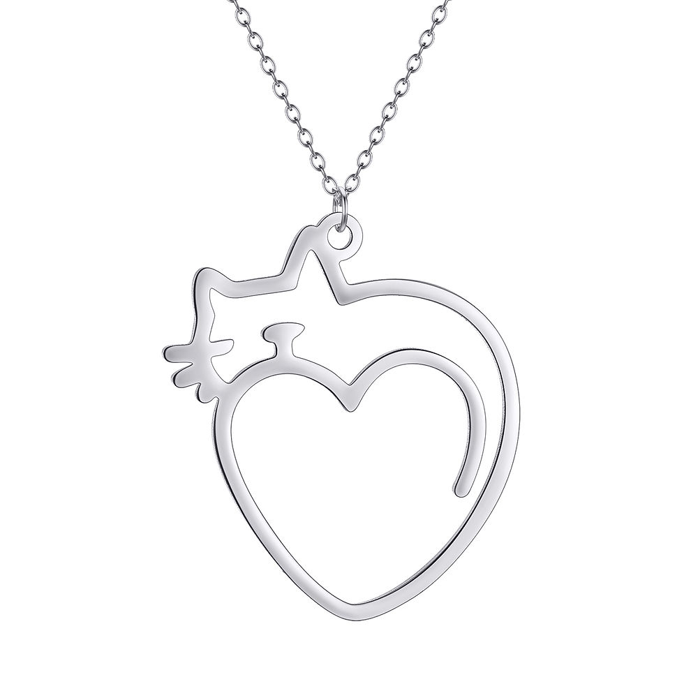 Thumbnail: Stainless Steel Heart of Etheria Necklace She-ra Cosplay Pendant She-ra's Safe H