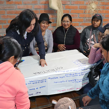 mujeres socias de ASOAGRO CUY
